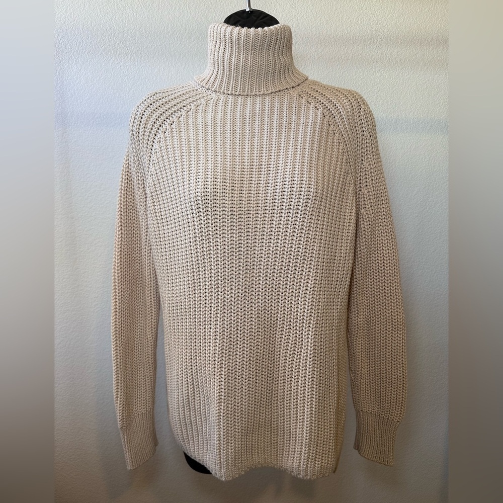 525 America Stella Shaker Stitch Turtleneck Sweater - Picture 3 of 9